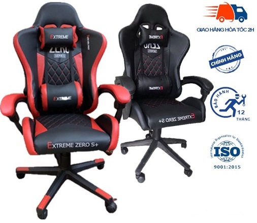 Ghế Gaming Extreme Zero S+ BLACK - RED