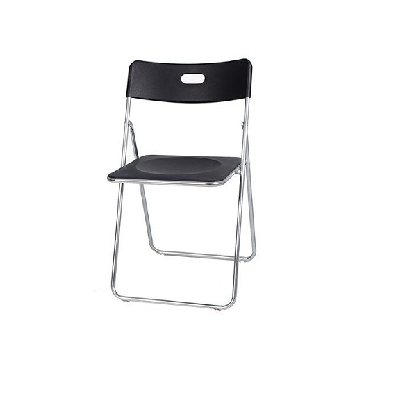 Ghế Gấp Nhựa 2 Mảnh Màu Đen