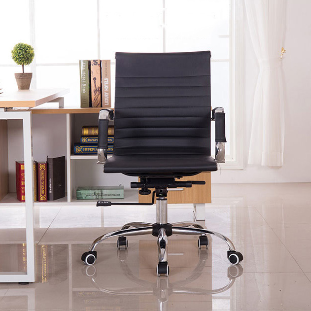 Ghế Da Lưng Thấp Chân Xoay GHE_VP207