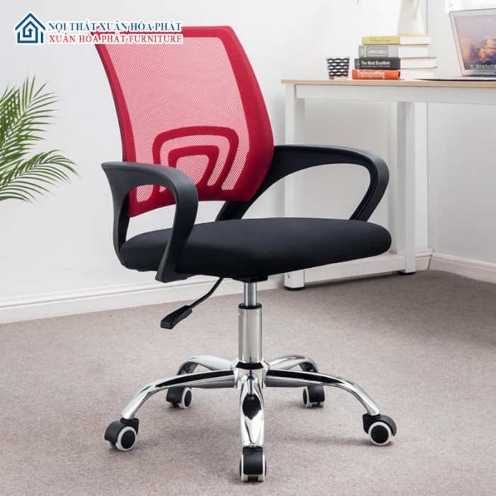 Ghế Văn Phòng Lưng Quạt Chân Xoay GHE_VP405