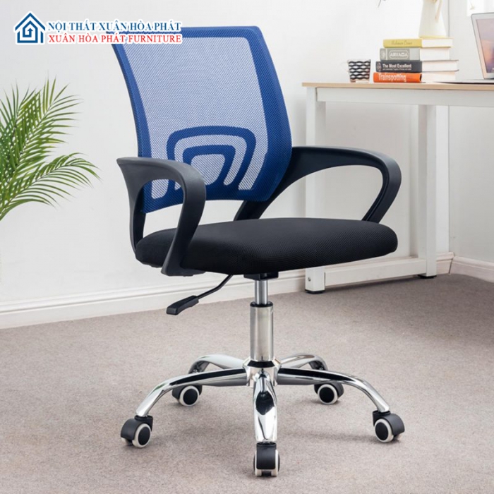Ghế Văn Phòng Lưng Quạt Chân Xoay GHE_VP405